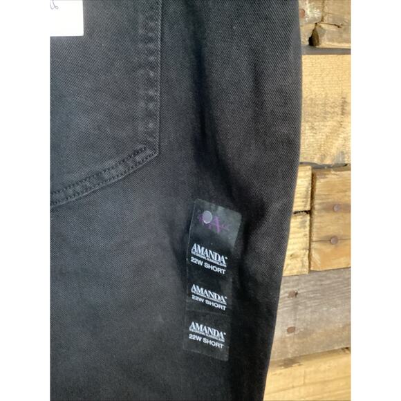 Gloria Vanderbilt Amanda Jeans Size 22w Short (petite) Black - Picture 5 of 6